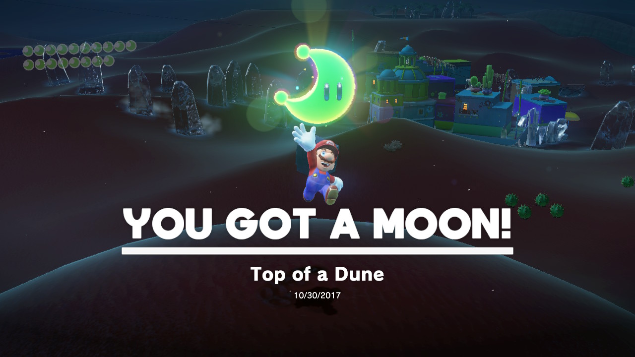 Sand Kingdom Power Moon 17 - Top of a Dune - Super Mario Odyssey Guide - IGN