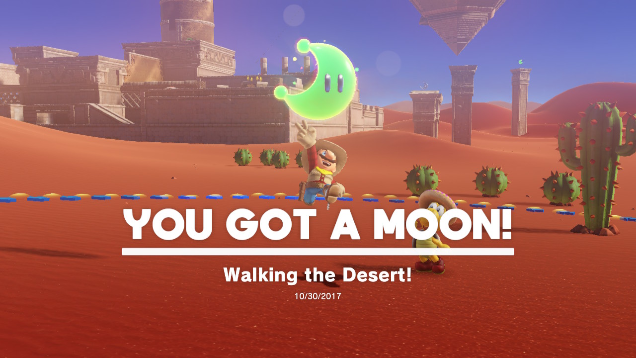 Super Mario Odyssey Sand Kingdom Power Moon Locations