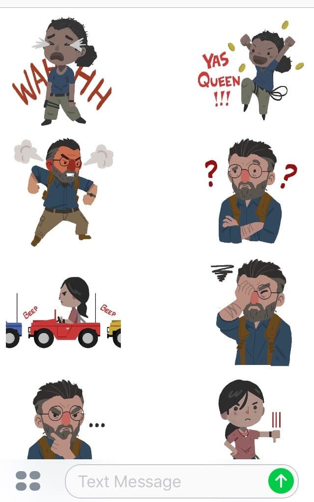 Uncharted 3 - Uncharted - Sticker