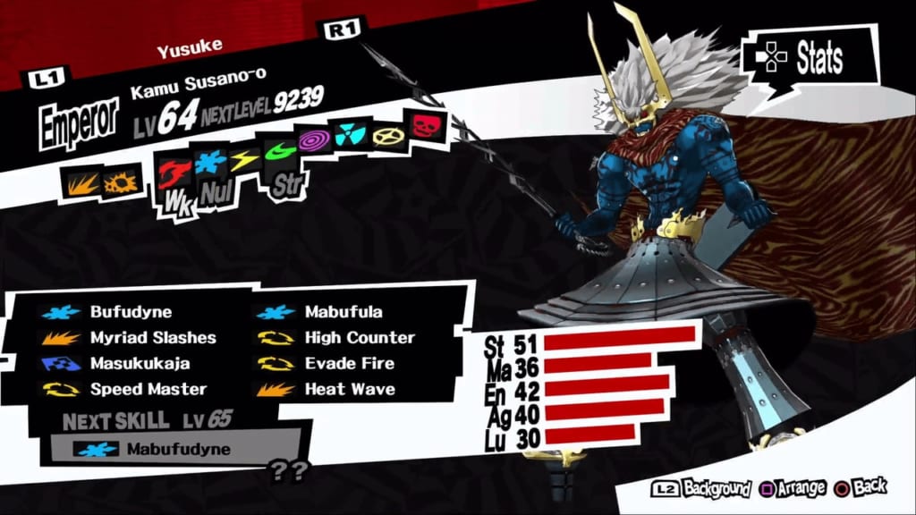 Persona 5 / Persona 5 Royal - Kamu Susano-o