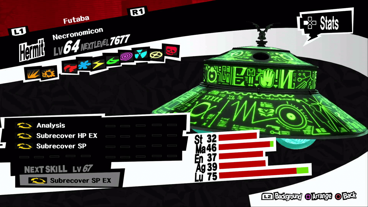 Persona 5 Royal - Necronomicon Persona Stats, Skills, and How to Fuse