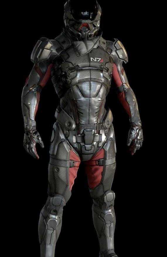 Pathfinder Armor Set - Helmet, Chest, Arms, Legs [Mass Effect Andromeda ...