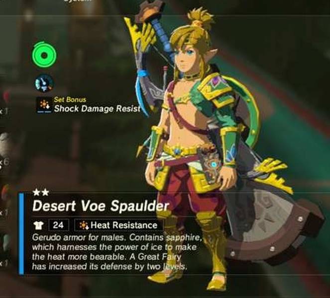 How To Get Into The Gerudo Secret Club (Desert Voe Armor - Heat