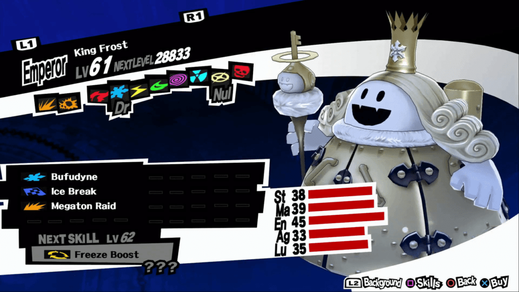 Persona 5 / Persona 5 Royal - King Frost
