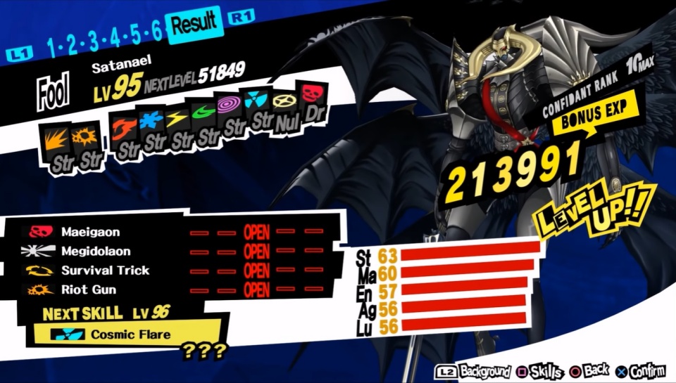 I have tried multiple different fusions and cant seem to fuse for Satan  (trying to go for Satanael). Anyone able to help? : r/Persona5