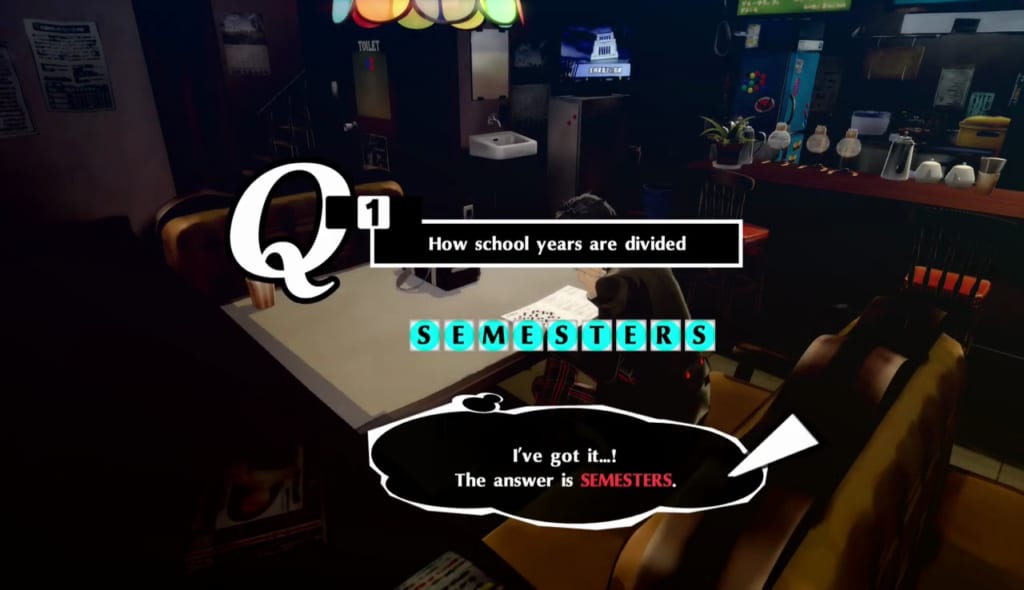 Persona 5 Royal - Classroom Answer List and Guide ‒ SAMURAI GAMERS