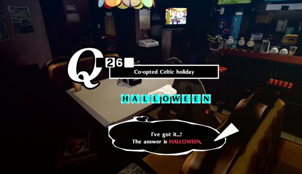 Persona 5 Royal - Crossword Puzzle Answer 10/10