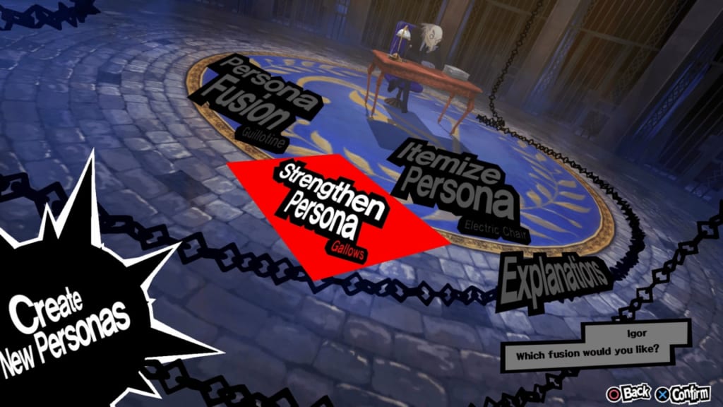 Persona 5 / Persona 5 Royal - Velvet Room Gallows Service