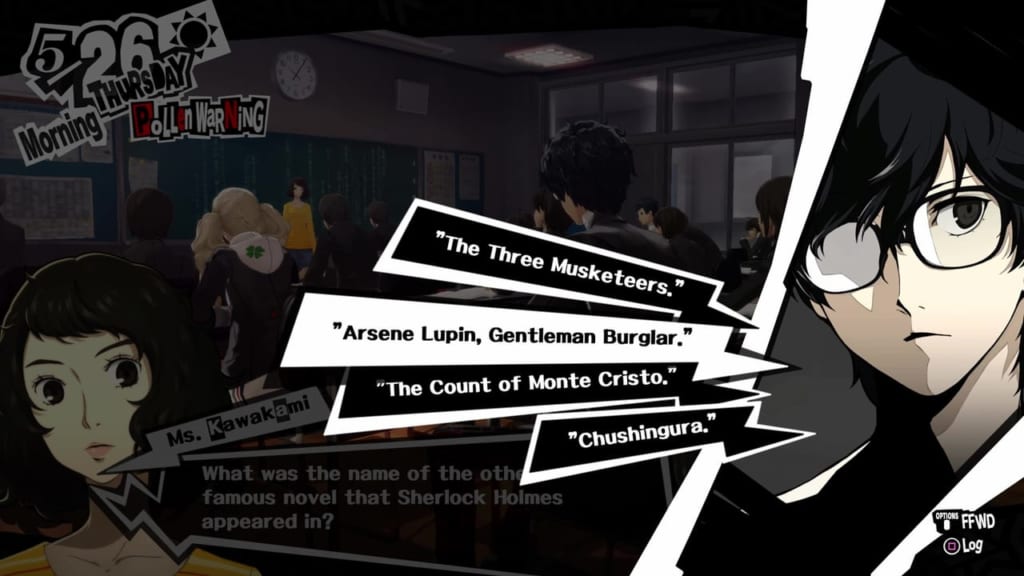 Persona 5 Royal - All Classroom Answers: April 