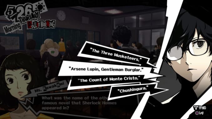 Persona 5 Royal - Classroom Answer List And Guide ‒ Samurai Gamers