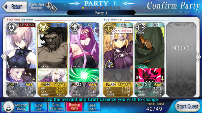 Fate Grand Order