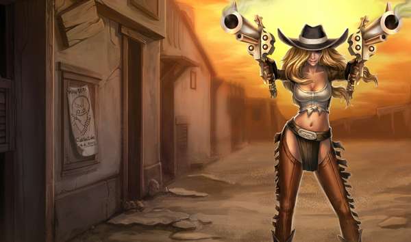 Cowgirl Miss Fortune Champion Skin