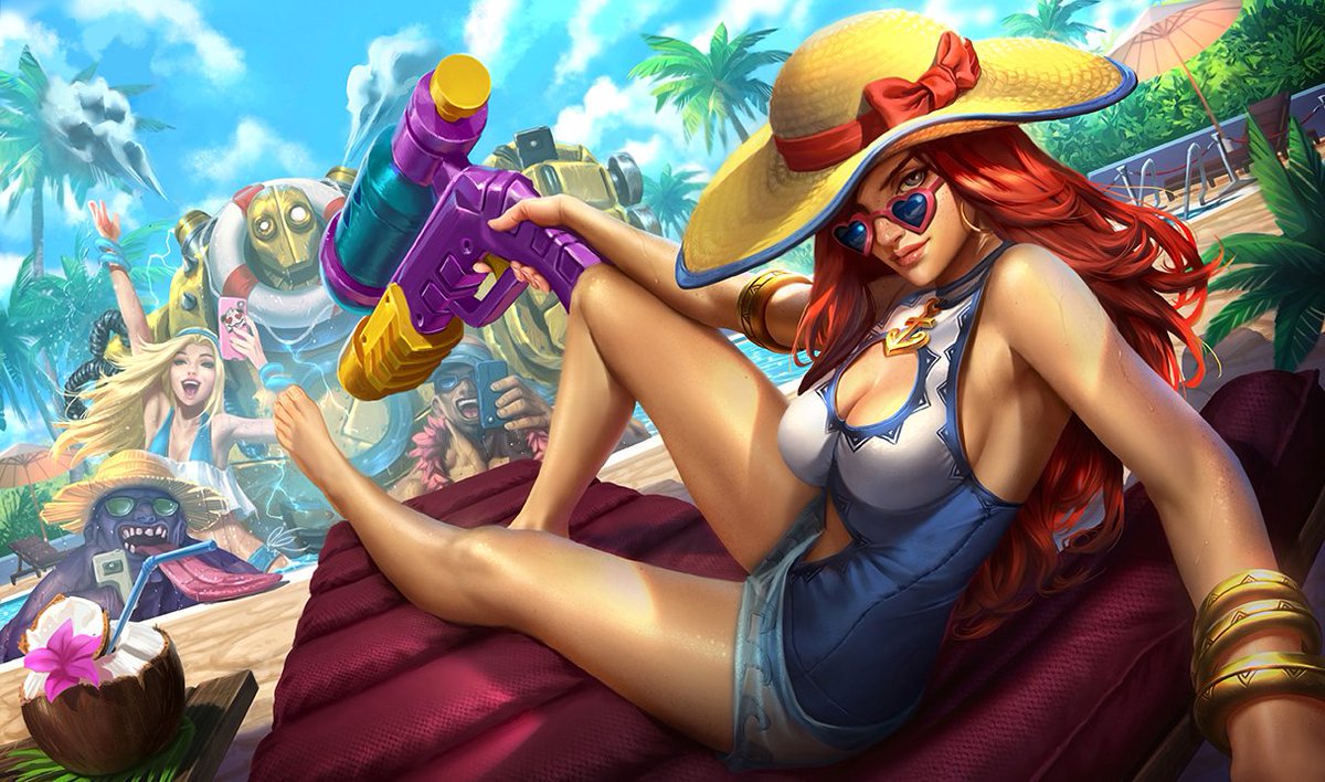 Pool Party Miss Fortune Champion Skin
