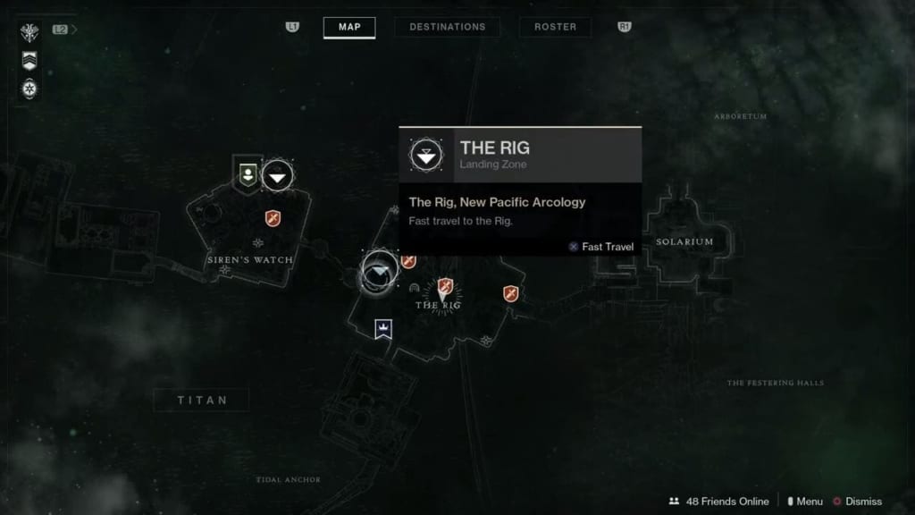 The Rig Lost Sectors Locations