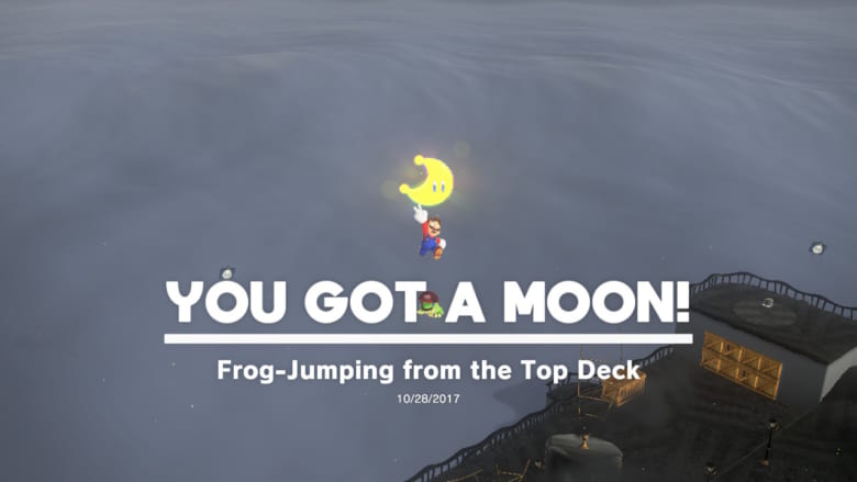 Frog-Jumping from the Top Deck Power Moon