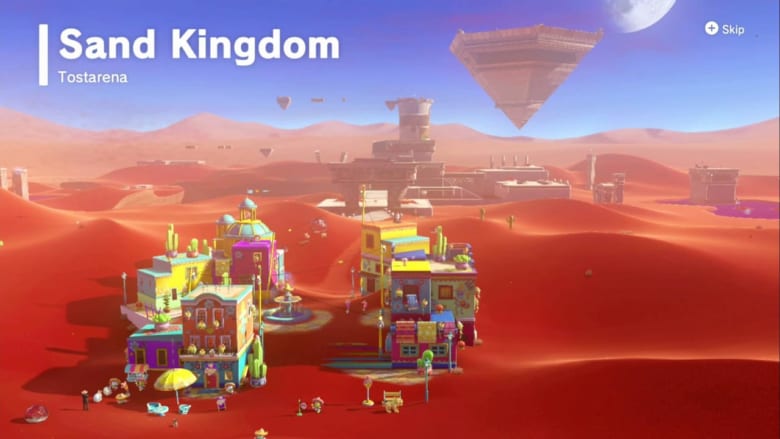 Super Mario Odyssey - Sand Kingdom - Moon Locations 