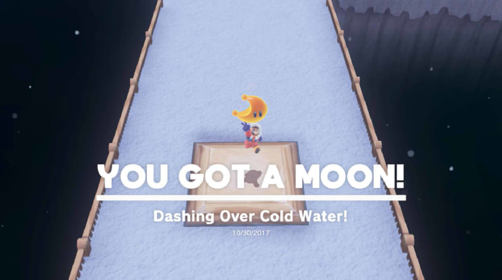 Dashing Over Cold Water!