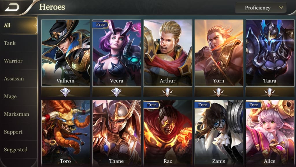 Arena of Valor HEROES