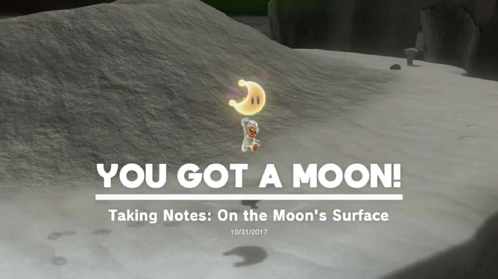 Taking Notes: On the Moon's Surface