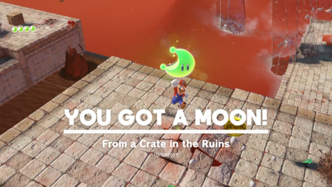 Super Mario Odyssey - Sand Kingdom Moon #12: From a Crate in the Ruins Moon  