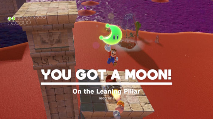 Sand Kingdom Power Moon No 7 On The Leaning Pillar Location