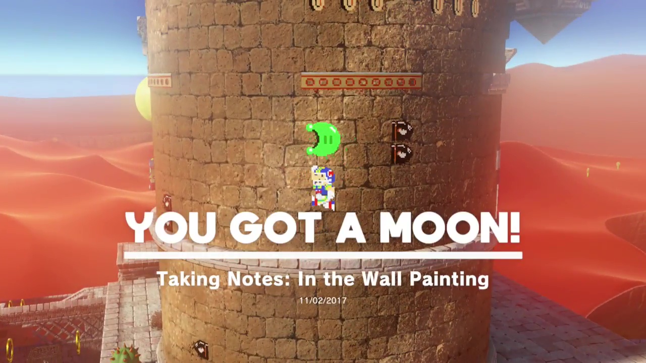 Sand Kingdom Power Moon 80 - Taking Notes: In the Wall Painting - Super Mario  Odyssey Guide - IGN