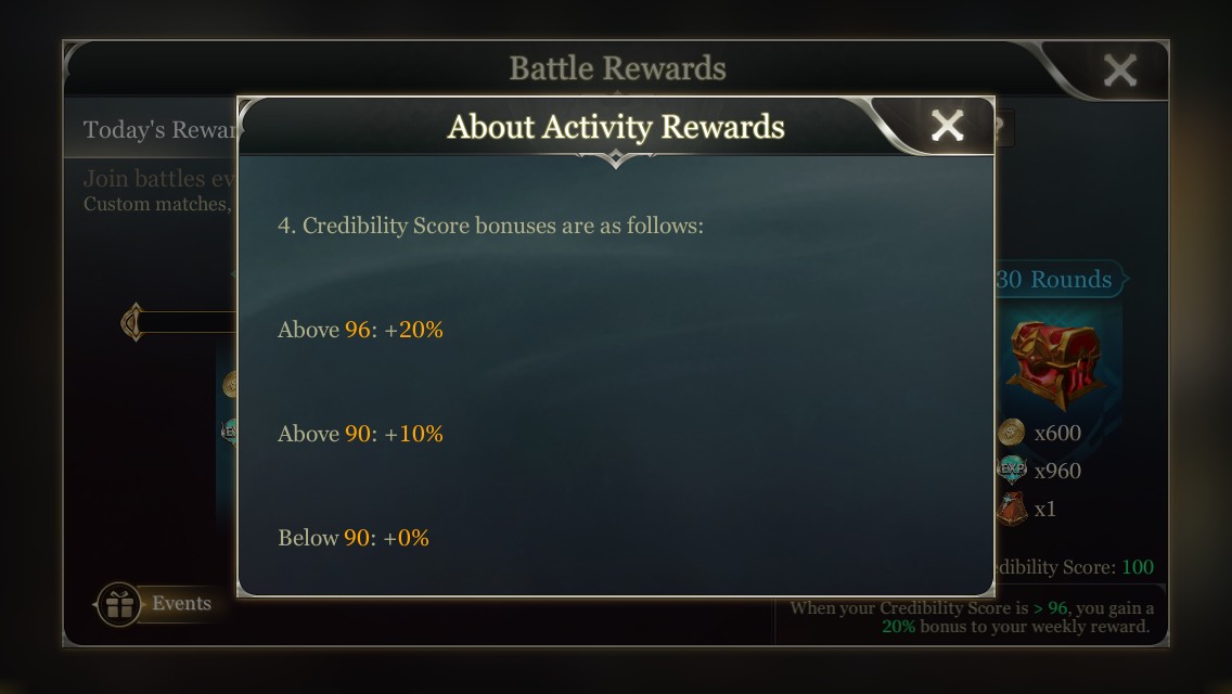 Arena of Valor Activity Rewards