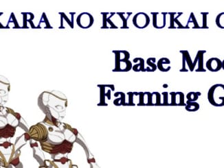 FGO Base Model Farming