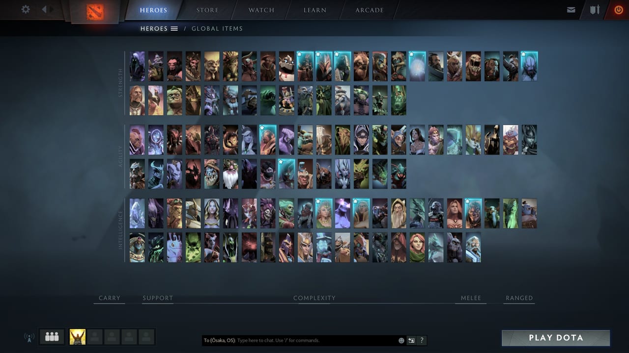 dota 2 hero page