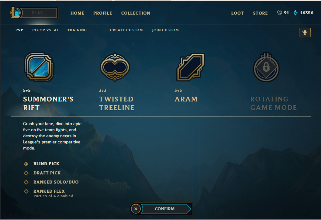 league of legends game modes
