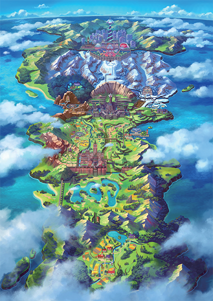 Pokemon Sword and Shield - Galar Region