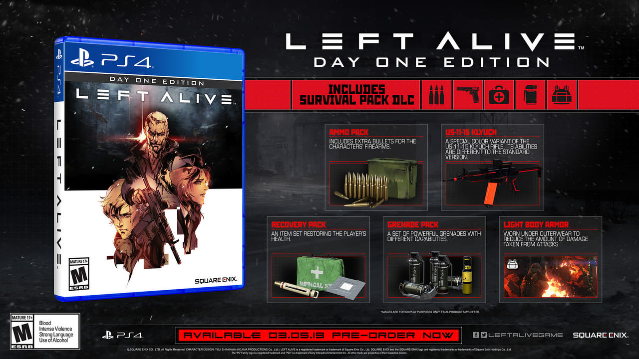 Left Alive - Day One Edition Global Release