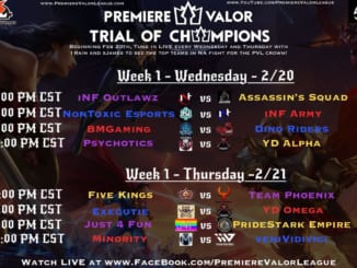 Premiere Valor League - S2 Week 1