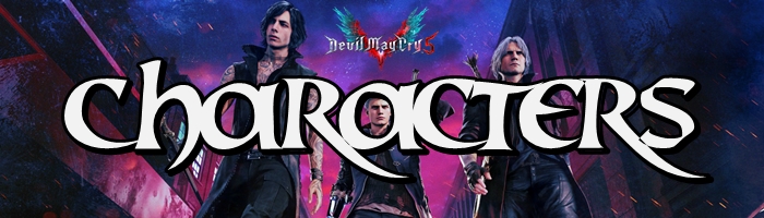 Devil May Cry 5 - Characters Banner
