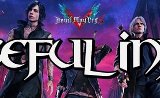 Devil May Cry 5 - Useful Information Banner