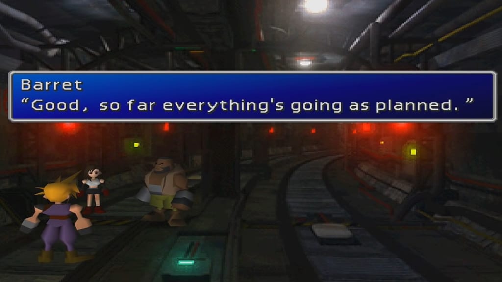 Final Fantasy 7 (FFVII) - Walkthrough Part 2 - Mako Reactor #5