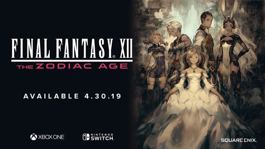 Final Fantasy 12: The Zodiac Age / FFXII: TZA - Nintendo Switch Release Details