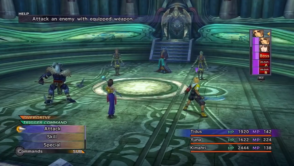 Final Fantasy X Seymour (Macalania Temple) Boss Guide