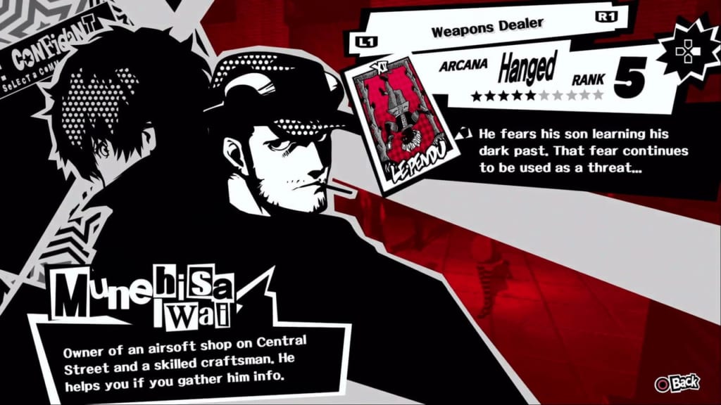 Persona 5 Royal - Munehisa Iwai, the Hanged-Man, Confidant Abilities and Guide