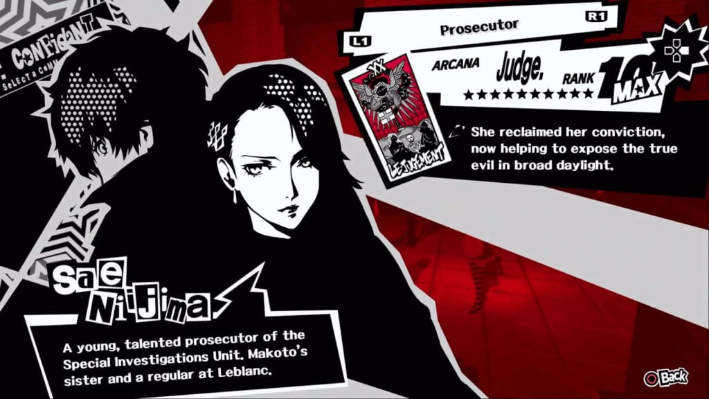 Persona 5 Royal - Sae Niijima, the Judgement, Confidant Abilities and Guide
