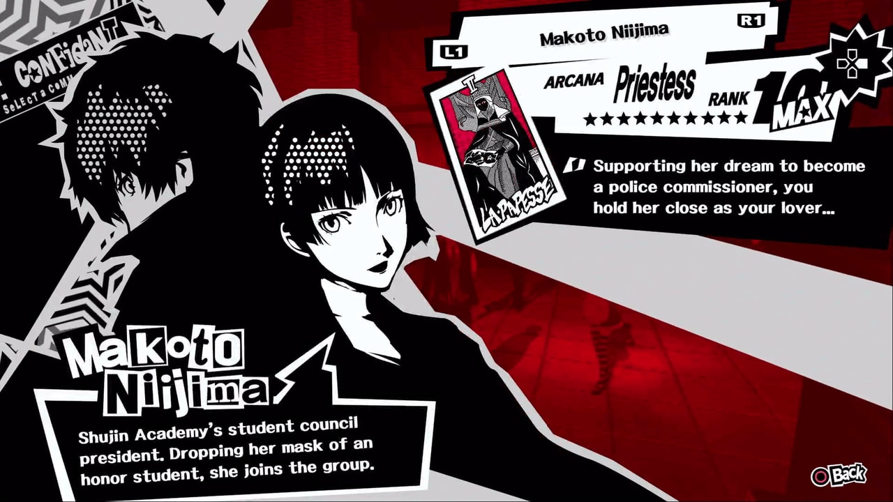 Persona 5 Royal - Makoto Niijima, the Priestess, Confidant Abilities ...