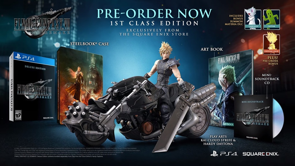 FF7 Remake Game Editions Announced