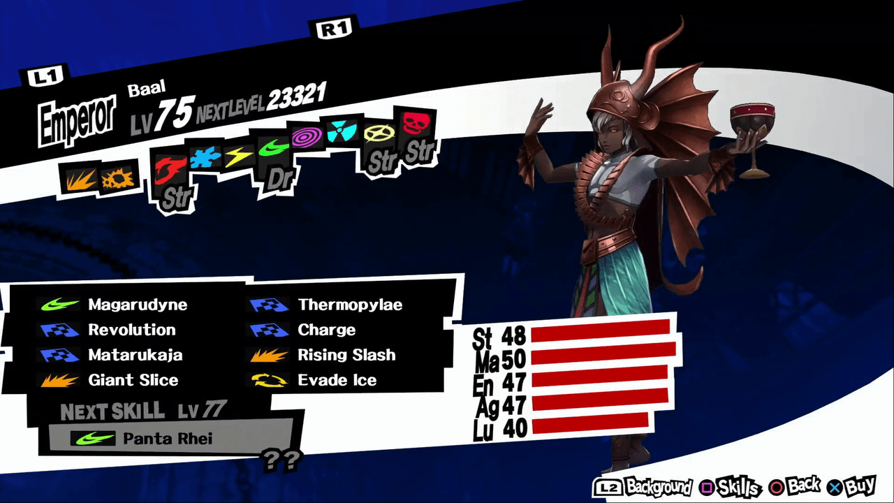 Persona 5 Persona 5 Royal Baal Persona Stats And Skills SAMURAI GAMERS