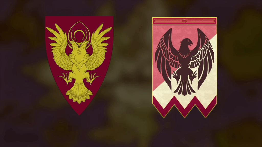 Fire Emblem: Three Houses - Black Eagles House Coat of Arms