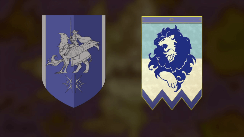 Fire Emblem: Three Houses - Blue Lions House Flags