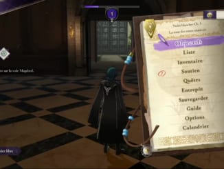 Fire Emblem: Three Houses - Player Menu