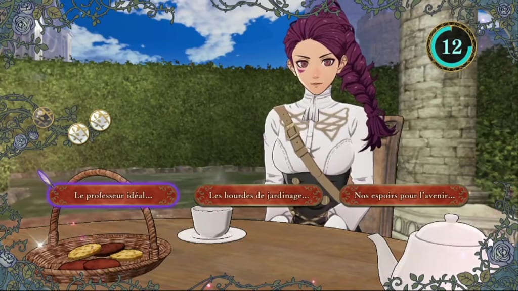 Fire Emblem: Three Houses - Tea Party Dialogue Choices with Petra