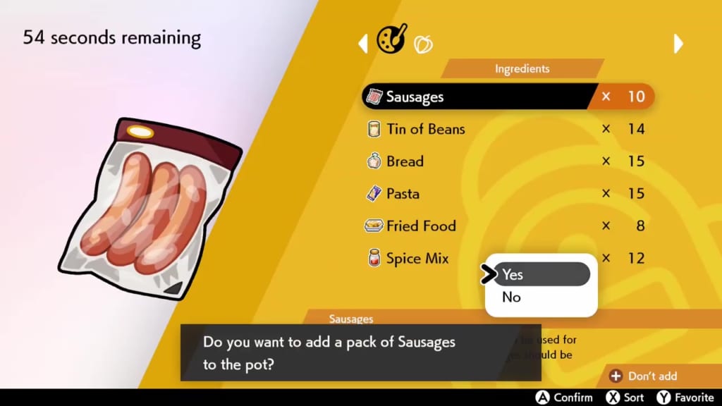 Pokemon Sword and Shield - Camping Ingredients