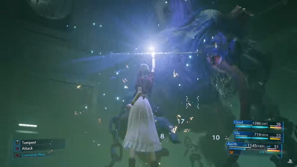 Final Fantasy 7 Remake - Unique Commands and Abilities