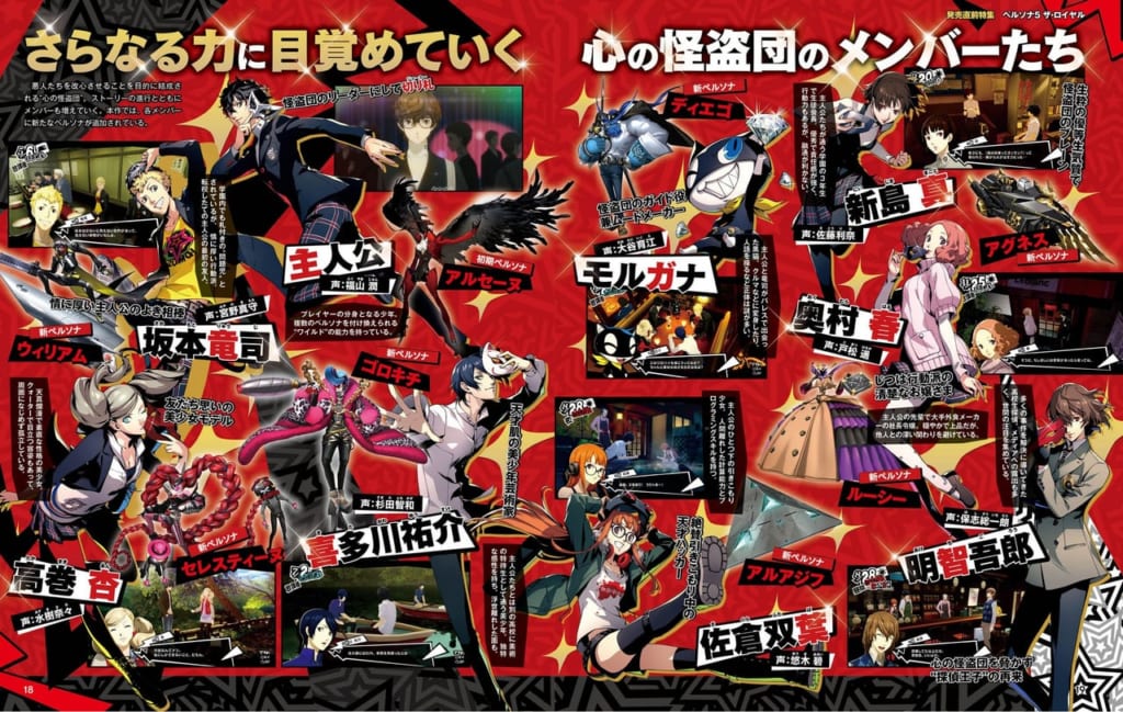 Persona 5 / Persona 5 Royal - Weekly Famitsu #1612 P5R Feature Part 1